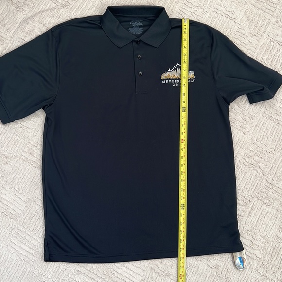 Cabela’s Club Members Only 2012 black polo shirt, new with tags, Size Large - Picture 15 of 16